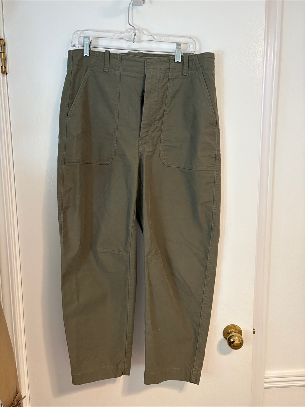 Banana Republic Olive Green Barrel utility  Pants